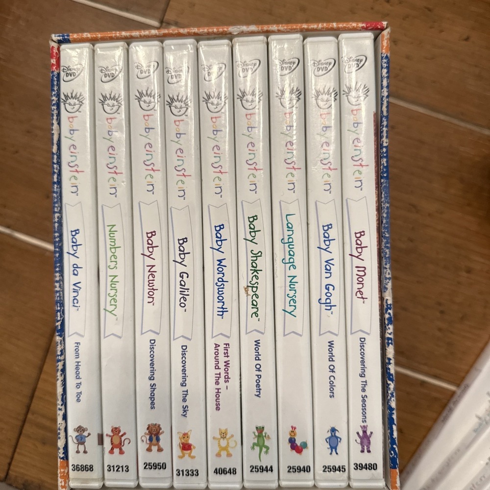 Baby Einstein Collection 1 Boxed Set 9‎ DVDs Math Science Language Art - Picture 3 of 3